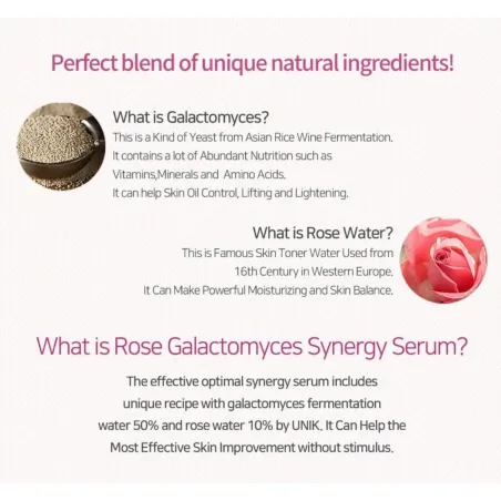 iUNIK Rose Galactomyces Synergy Serum