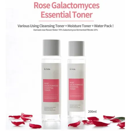 iUNIK Rose Galactomyces Essential Toner - esenciálny toner