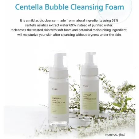 iUNIK Centella Bubble Cleansing Foam - bublinková čistiaca pena