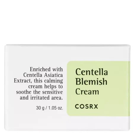 COSRX - Centella Blemish Cream - Upokojujúci krém na problematickú pleť - 30 ml