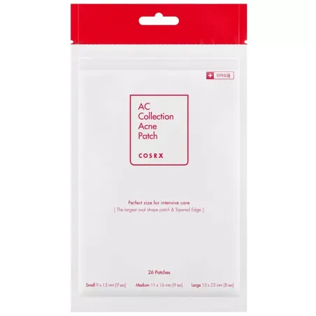 COSRX - AC Collection Acne Patch - Liečivé náplasti na akné s extraktom z Centella Asiatica - 26 ks