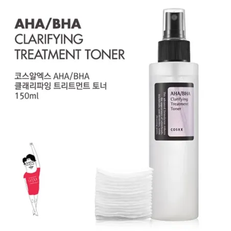 COSRX AHA/BHA Clarifying Treatment Toner - Pleťové tonikum s prírodnými AHA a BHA kyselinami - 150ml