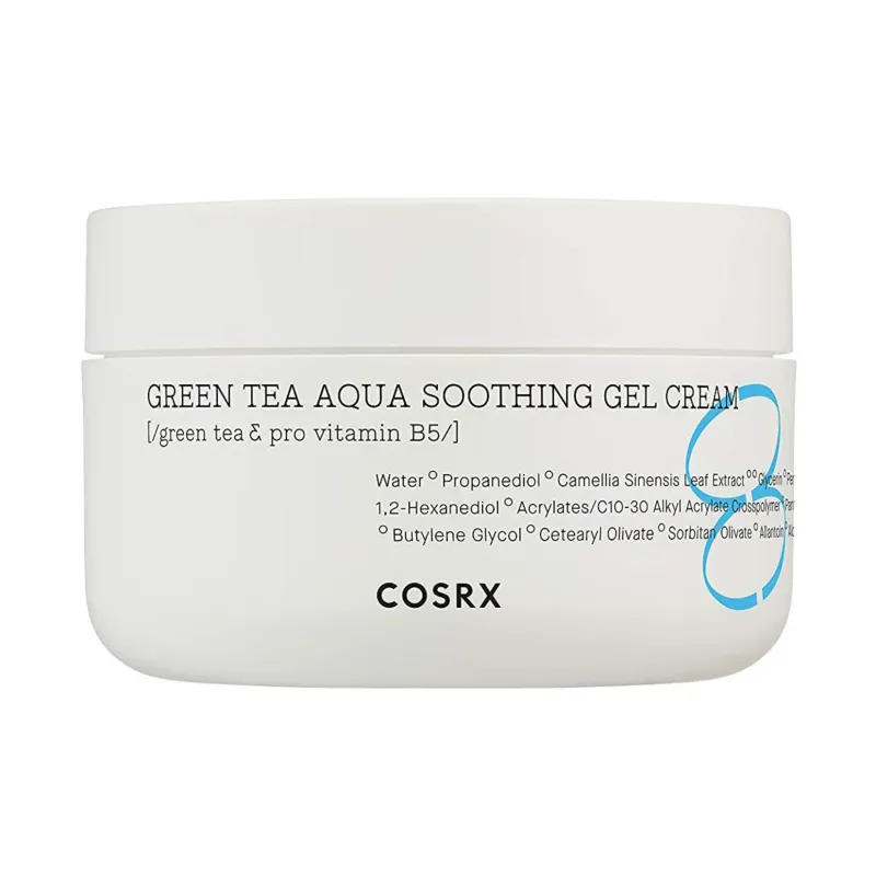 COSRX Hydrium Green Tea Aqua Soothing Gel Cream - upokojujúci gélový krém